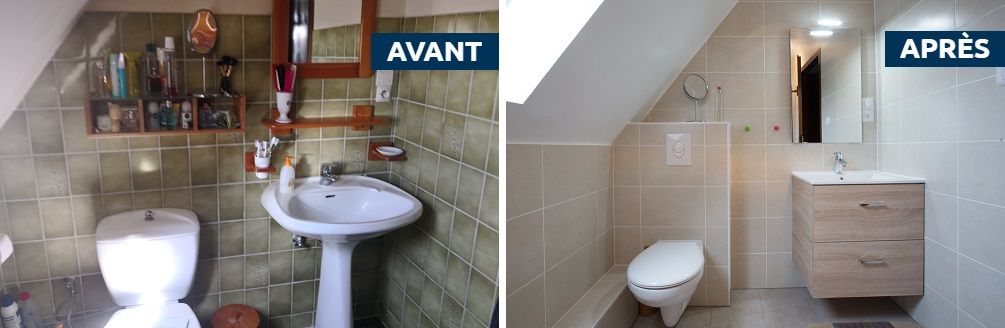 renover salle de bain avant après