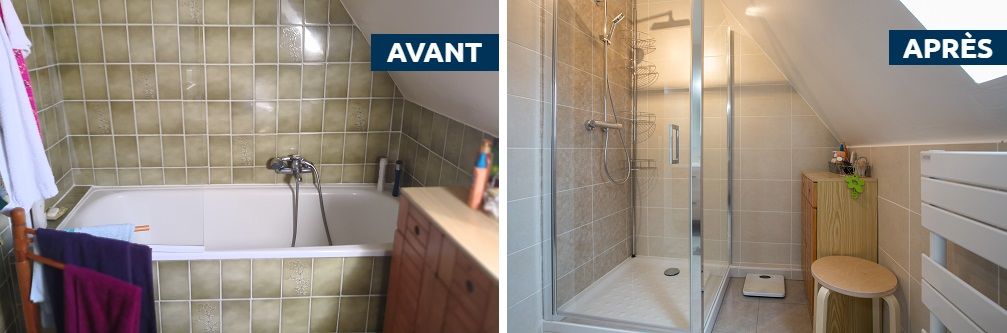 renovation avant après salle de bain