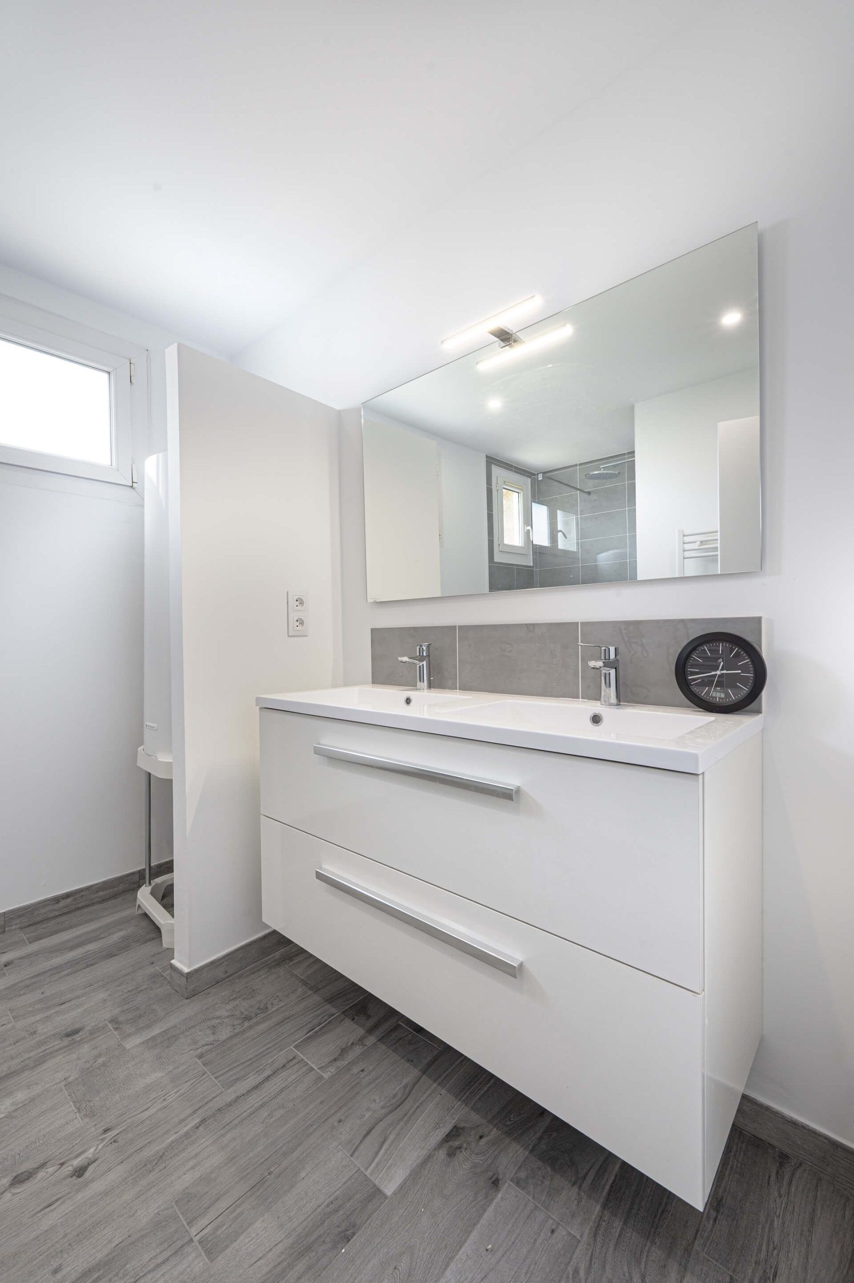 meuble salle de bain rénovée