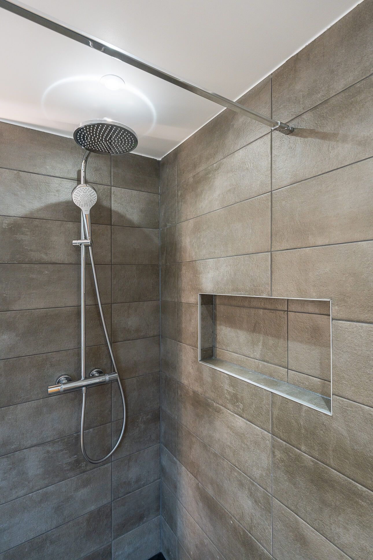 création douche
